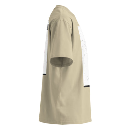 Camiseta de cuello alto orgánica de corte holgado – Colección Human & Space