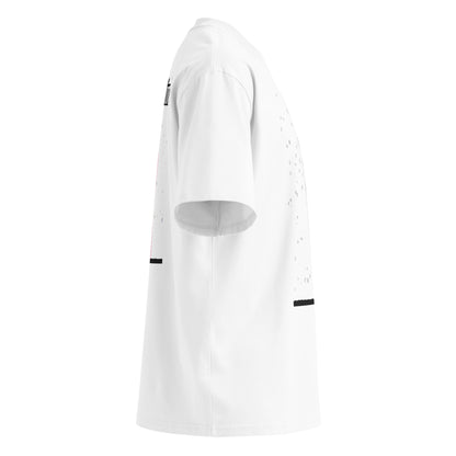 Camiseta de cuello alto orgánica de corte holgado – Colección Human & Space