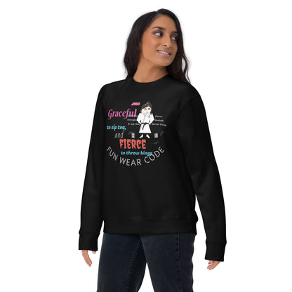 Judo Lady Long Sleeve Tee – Stylish Martial Arts Inspired Sweatshirt | FunWearCode