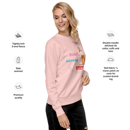 Camiseta premium de manga larga - Camiseta gráfica de mujer tailandesa divertida | FunWearCode
