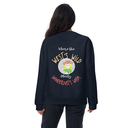 Premium Cozy Long Sleeve T-shirt – Classic Cowgirl Graphic Sweatshirt | FunWearCode