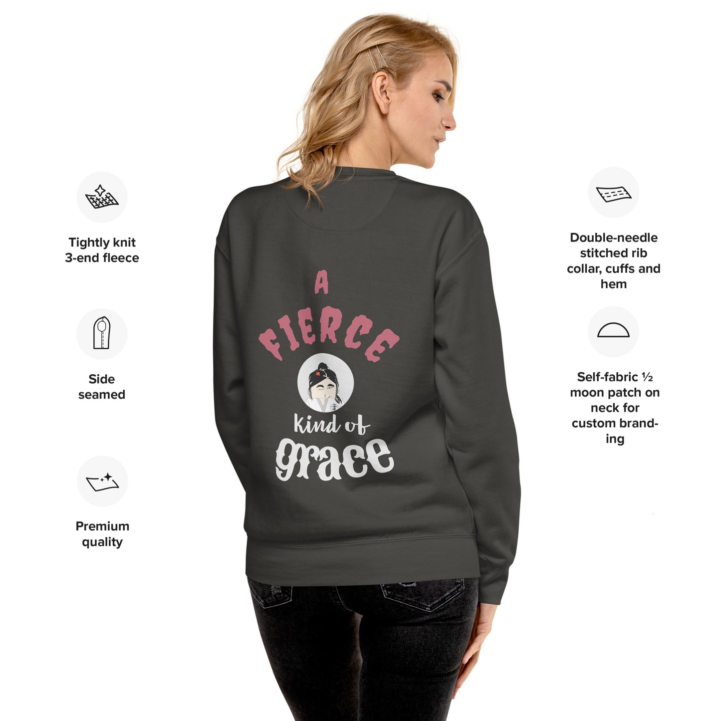 Camiseta de manga larga Karate Lady: elegante camiseta inspirada en las artes marciales | FunWearCode