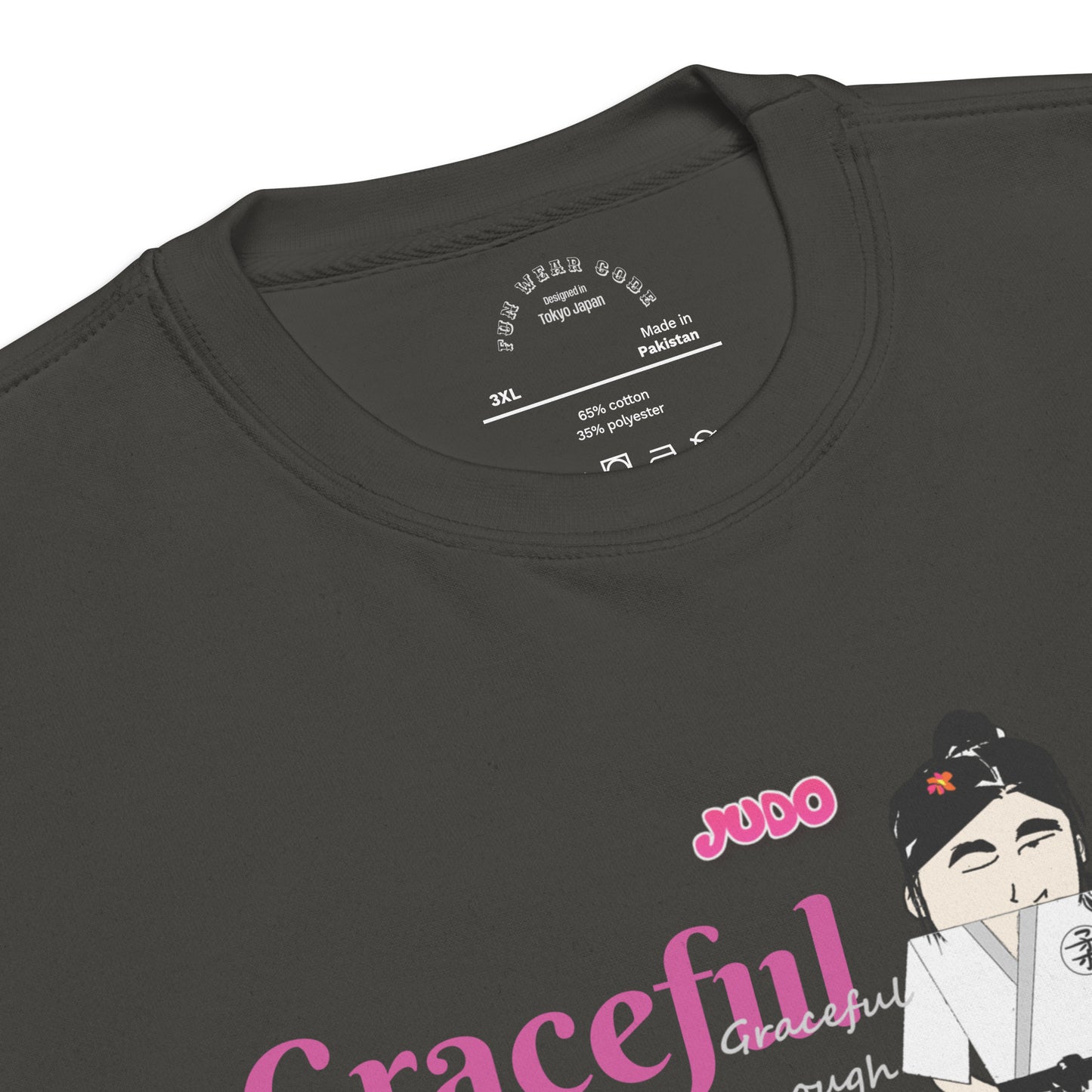 Camiseta de manga larga Karate Lady: elegante camiseta inspirada en las artes marciales | FunWearCode