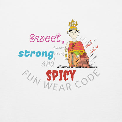 Camiseta premium de manga larga - Camiseta gráfica de mujer tailandesa divertida | FunWearCode