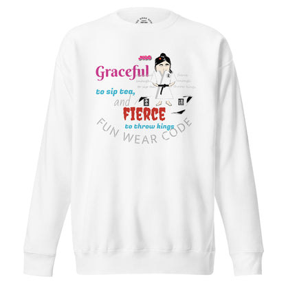 Judo Lady Long Sleeve Tee – Stylish Martial Arts Inspired Sweatshirt | FunWearCode