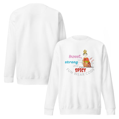 Camiseta premium de manga larga - Camiseta gráfica de mujer tailandesa divertida | FunWearCode