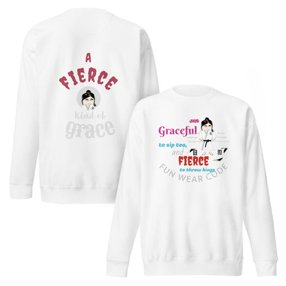 Camiseta de manga larga Karate Lady: elegante camiseta inspirada en las artes marciales | FunWearCode