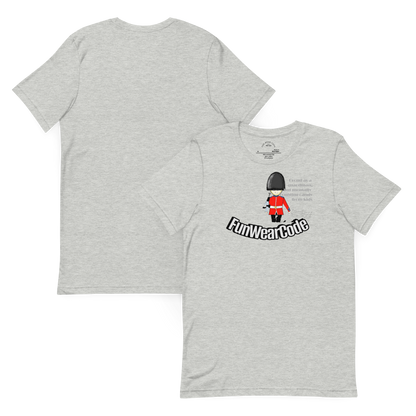 Camiseta unisex de guardia - Camiseta clásica de estilo inglés para amantes de la diversión | FunWearCode
