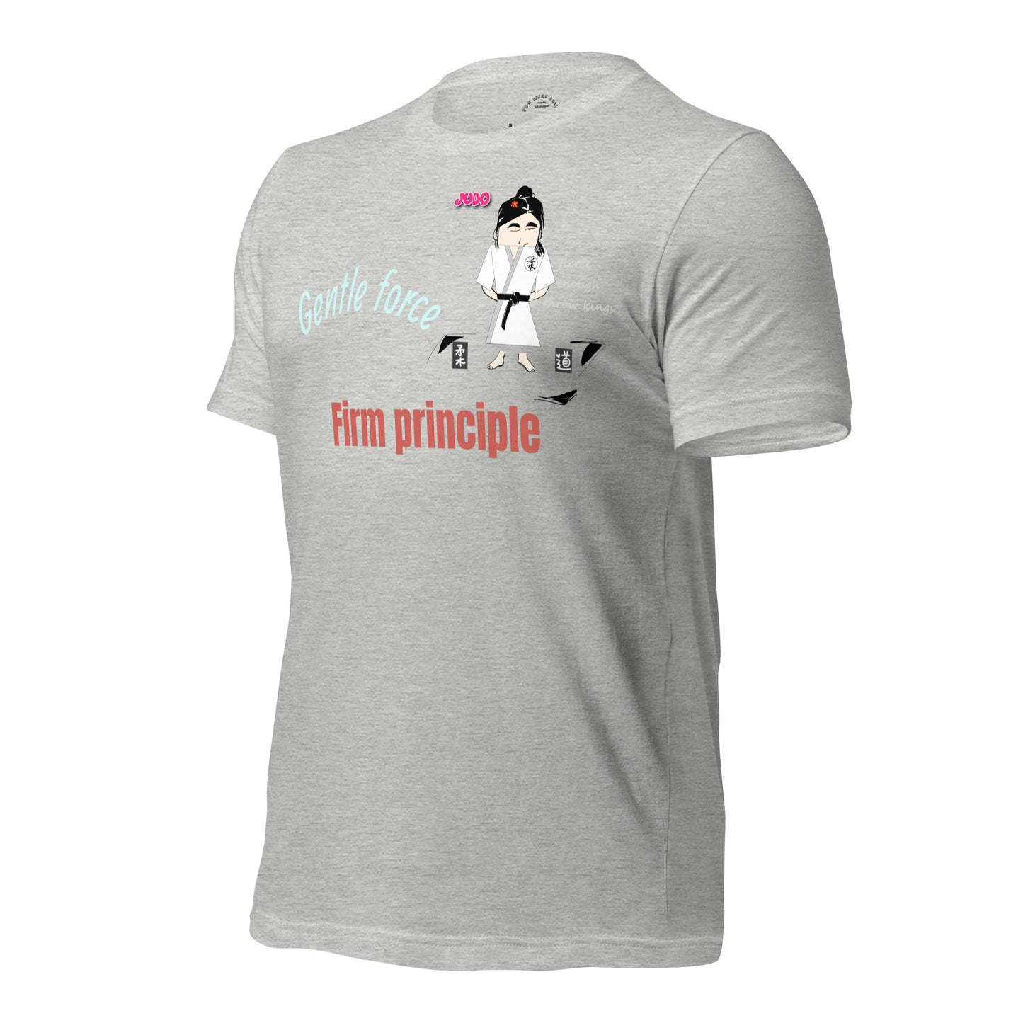Lady Judo Theme T-Shirt – Comfortable Martial Arts Graphic Tee | FunWearCode