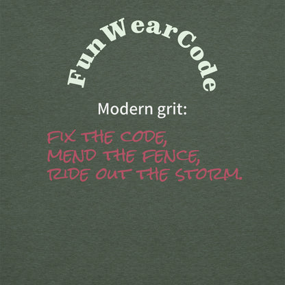 Camiseta vaquera con estampado - Camiseta vintage estilo western | FunWearCode