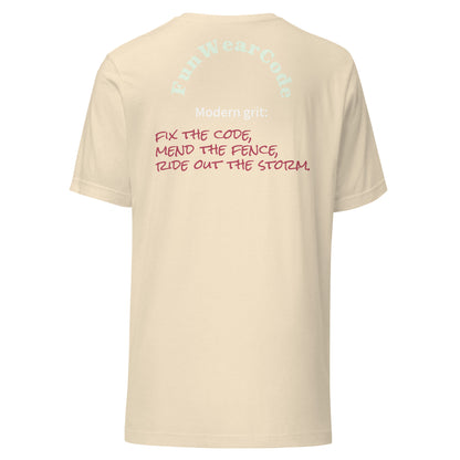 Camiseta vaquera con estampado - Camiseta vintage estilo western | FunWearCode