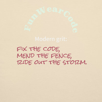 Camiseta vaquera con estampado - Camiseta vintage estilo western | FunWearCode