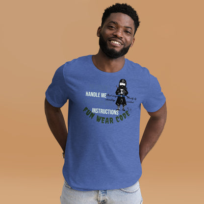 Playful Ninja Theme  T-Shirt – Japanese Martial Arts Iconic Tee | FunWearCode
