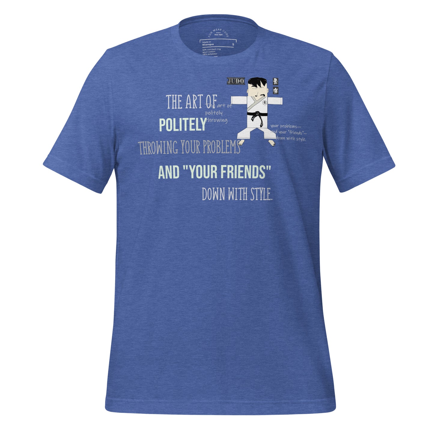 Authentic Judo Theme T-Shirt - Fun Martial Arts Graphic Tee | FunWearCode