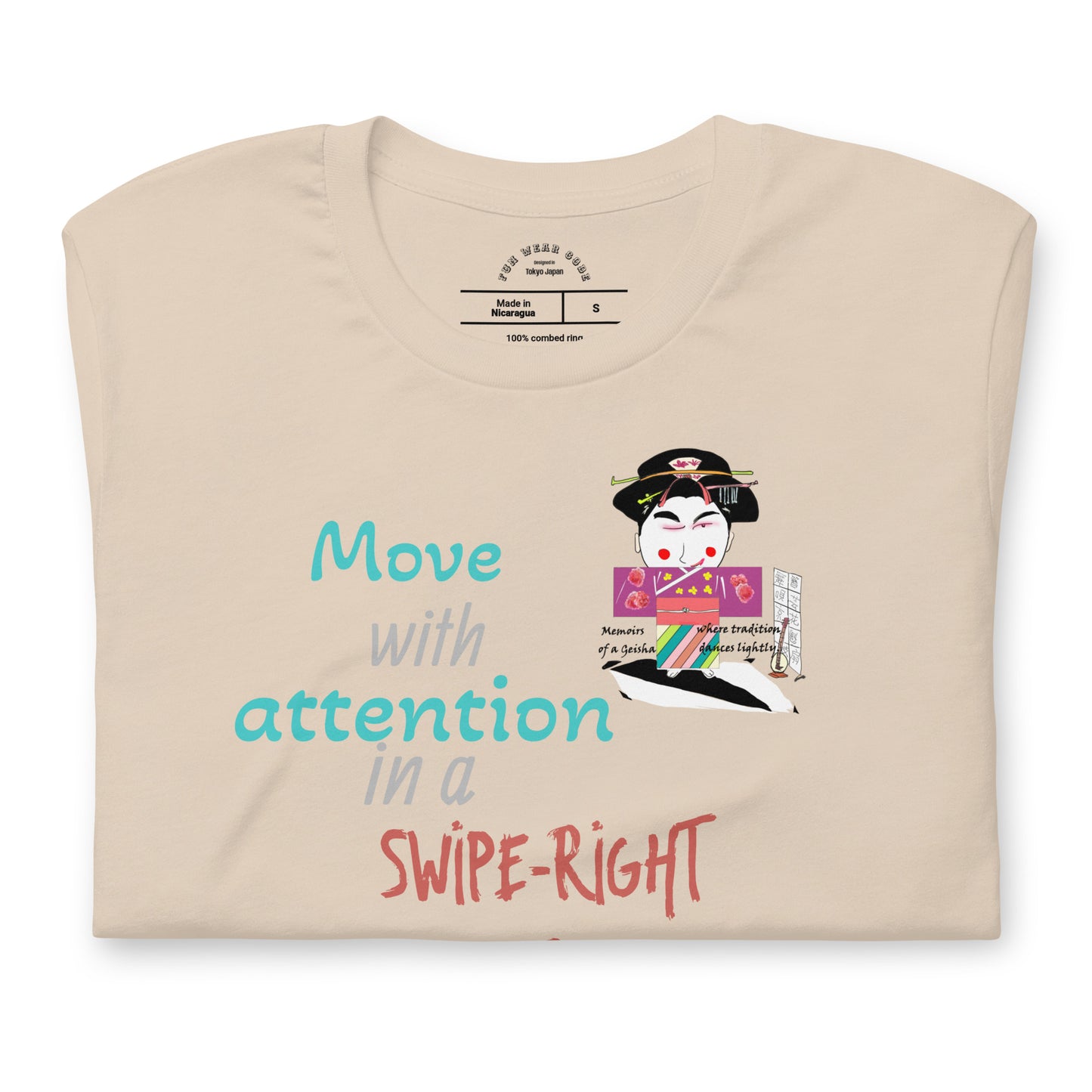 Unisex Fun Geisha T-Shirt - Vintage Japanese Iconic Tee | FunWearCode