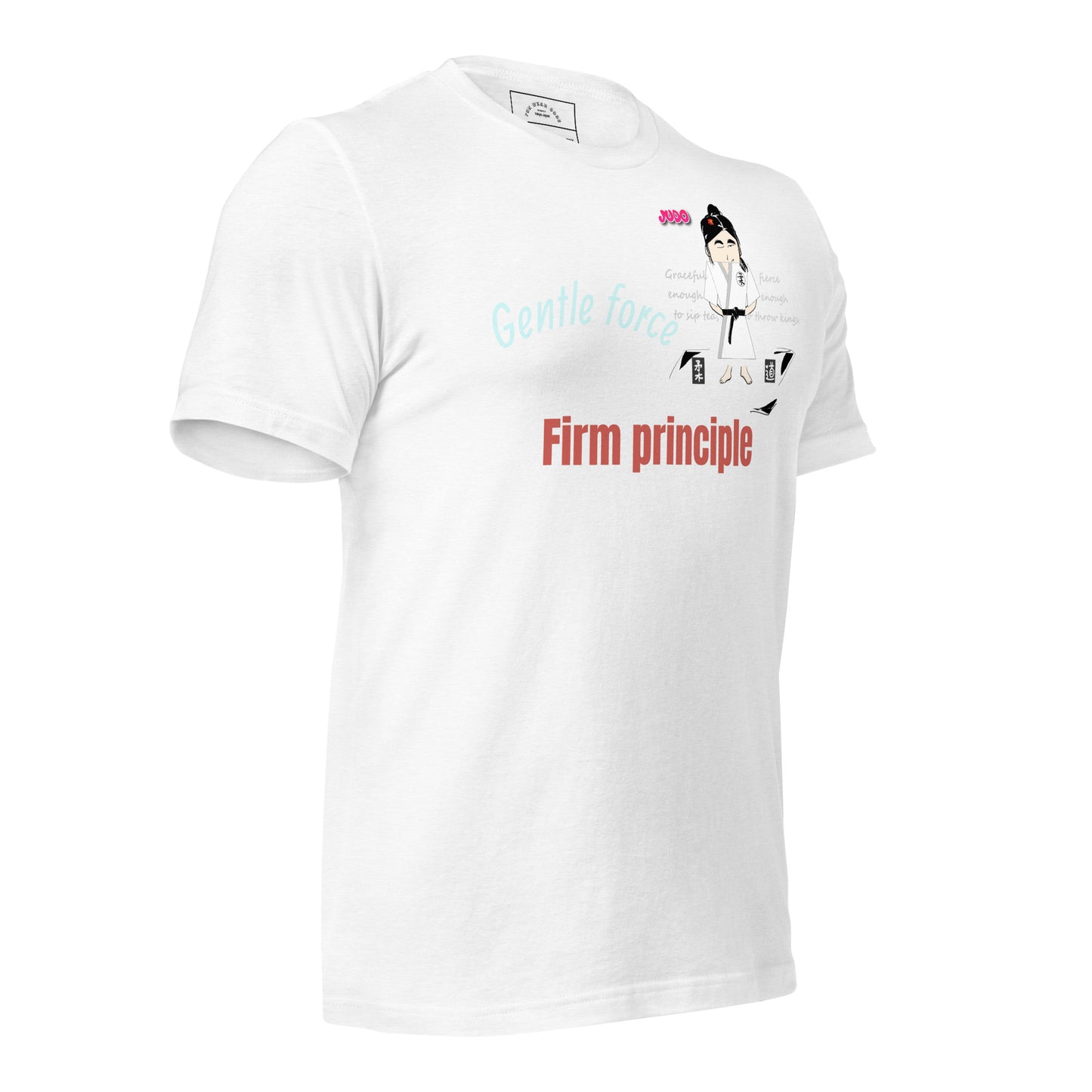 Lady Judo Theme T-Shirt – Comfortable Martial Arts Graphic Tee | FunWearCode