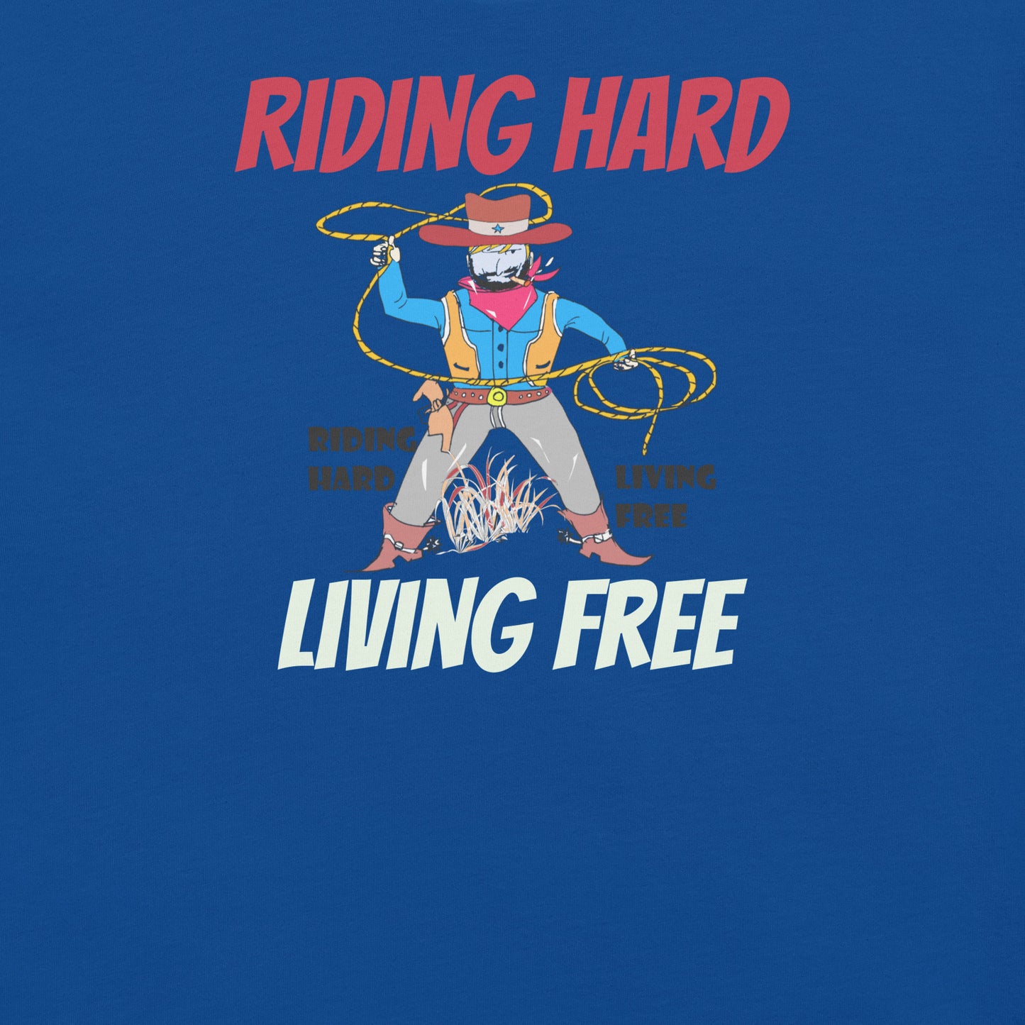 Camiseta vaquera con estampado - Camiseta vintage estilo western | FunWearCode