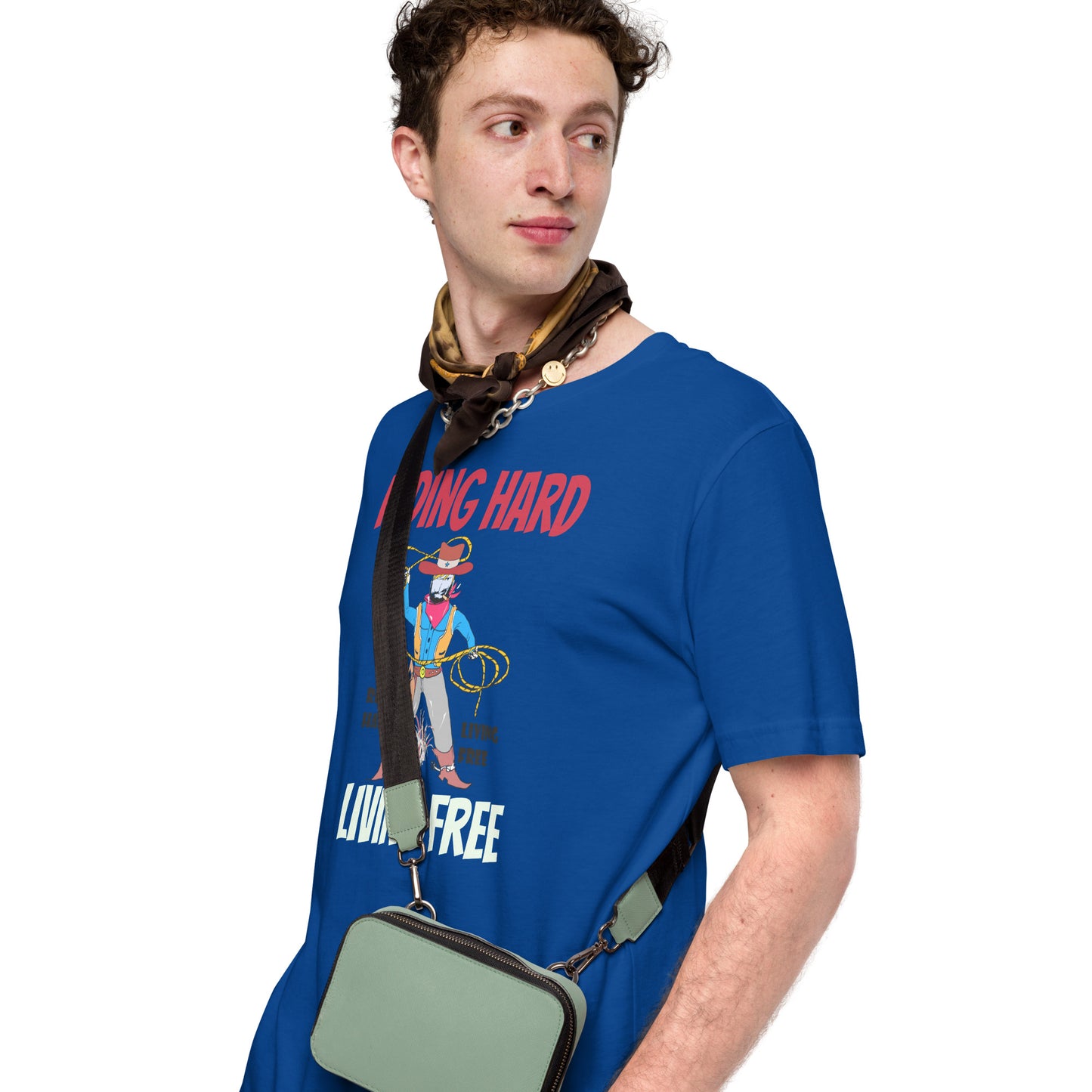 Camiseta vaquera con estampado - Camiseta vintage estilo western | FunWearCode