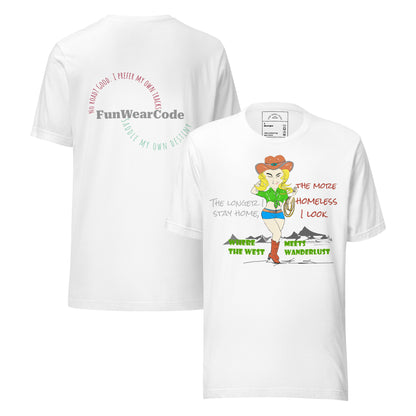 Classic Cowgirl Graphic T-shirt - American Style Tee for Fun-Loving Souls | FunWearCode