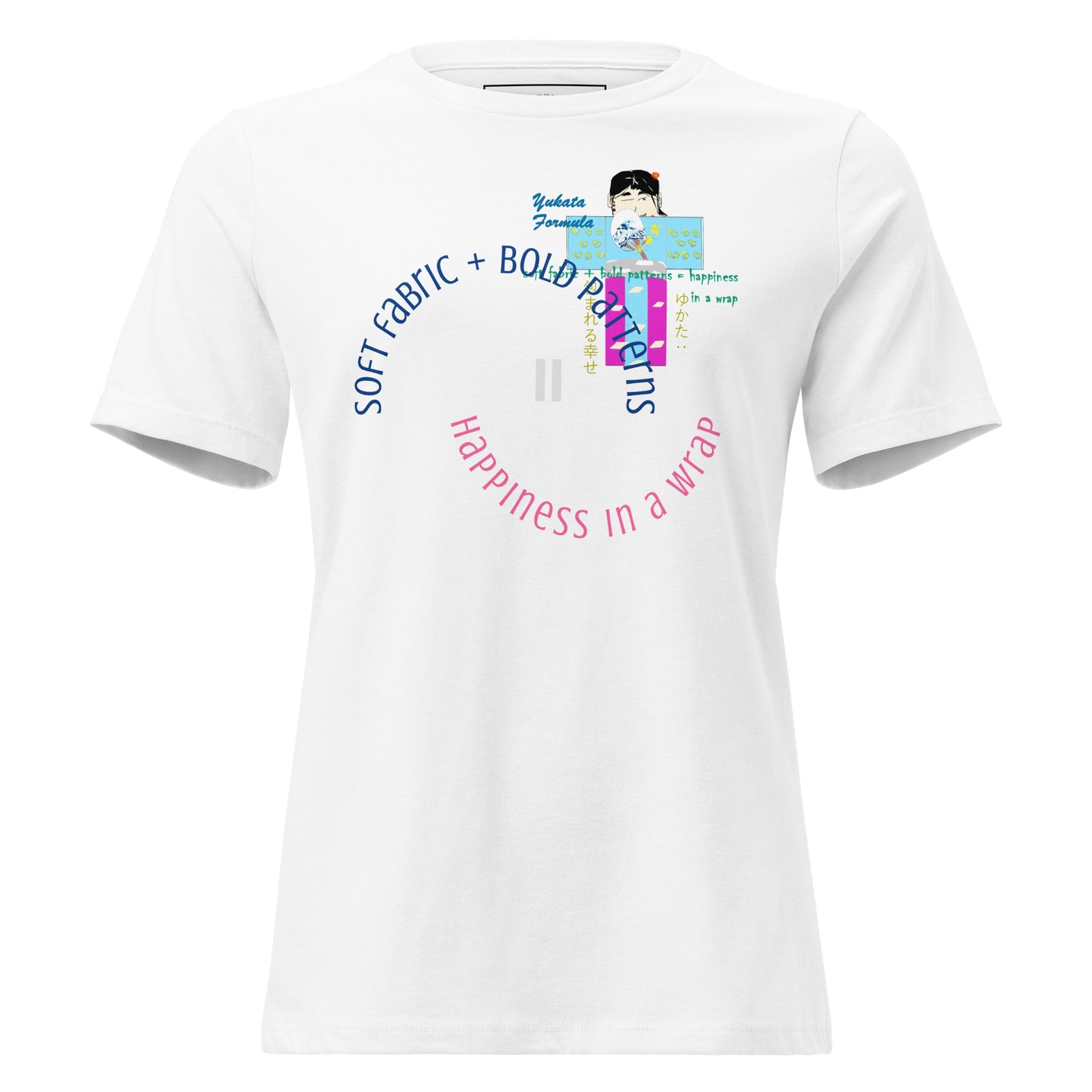 Women’s Relaxed Yukata T-Shirt – Soft Slender Japanese Style Tee | FunWearCode